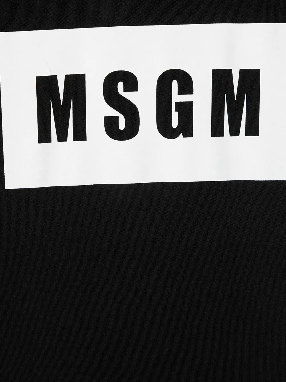 фото Msgm kids футболка с логотипом