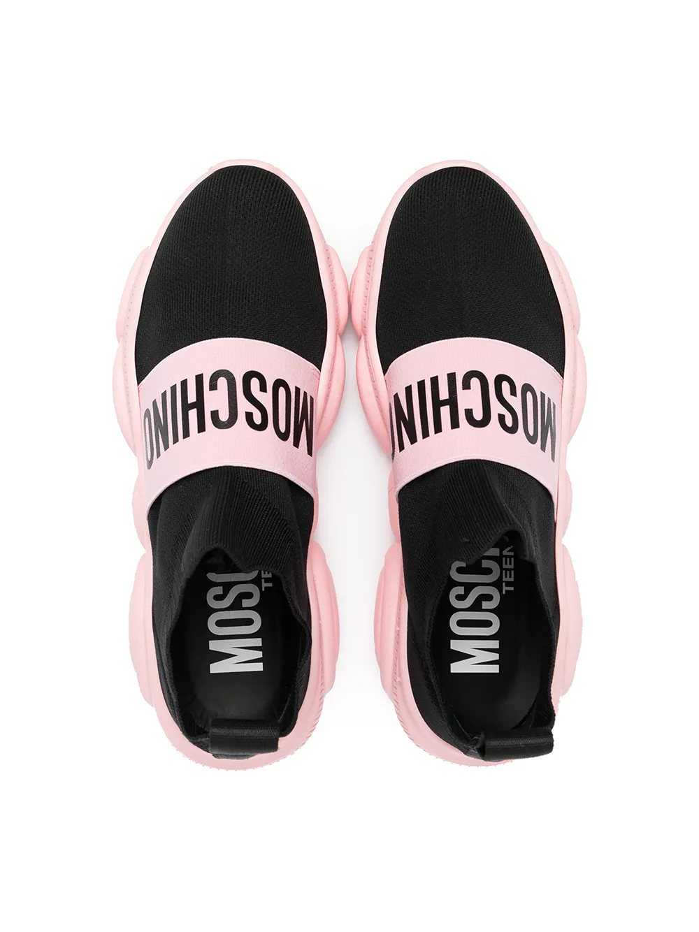 фото Moschino kids высокие кроссовки teddy