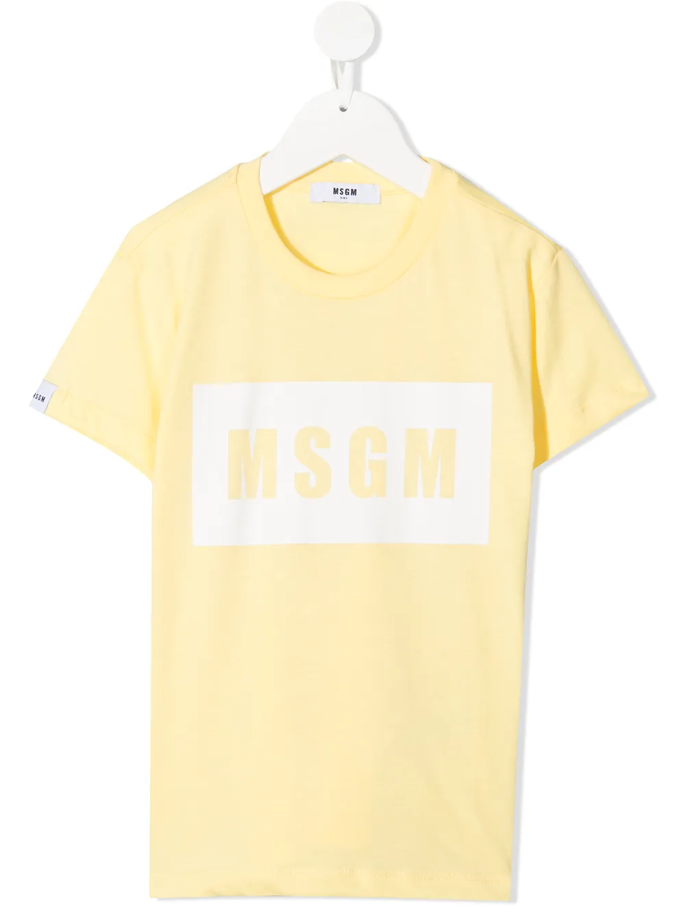 фото Msgm kids футболка с логотипом