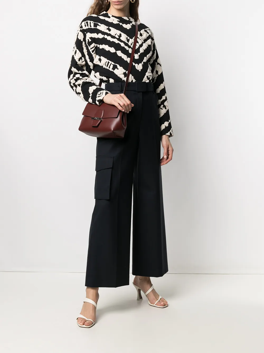 фото Longchamp сумка через плечо roseau
