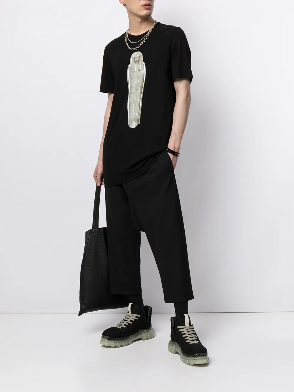 фото Rick owens drkshdw футболка с графичным принтом
