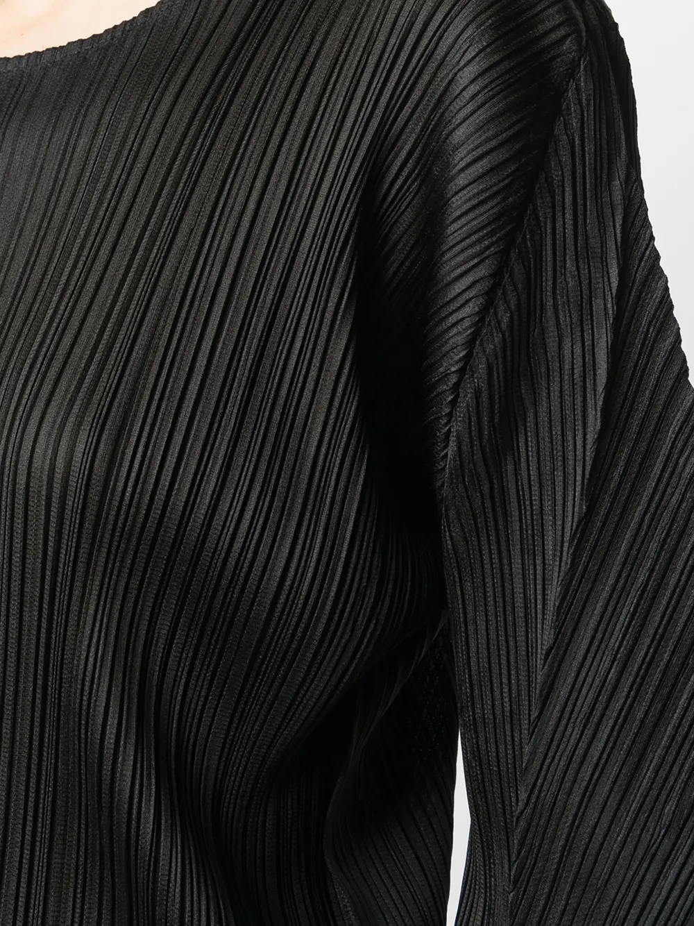 фото Pleats please issey miyake плиссированный топ с длинными рукавами