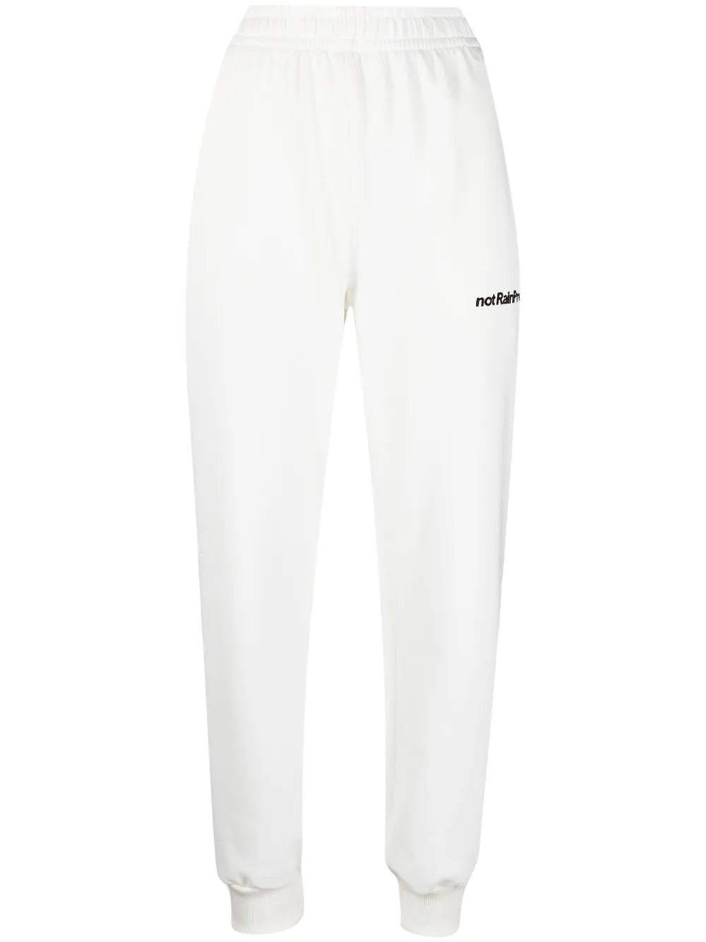 STYLAND pants con logo estampado - Blanco