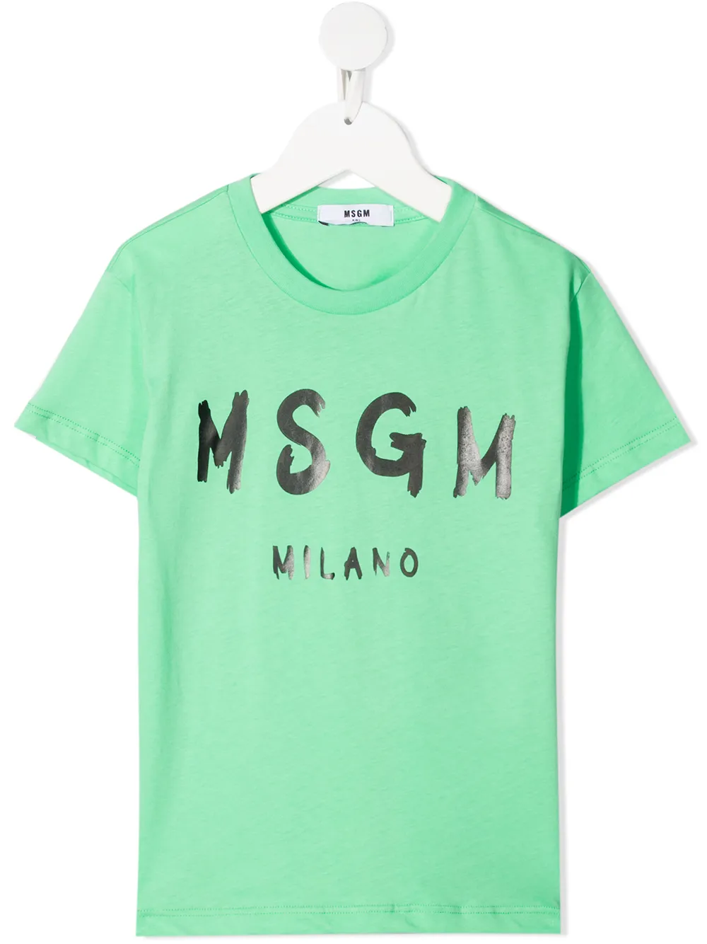 фото Msgm kids футболка с логотипом