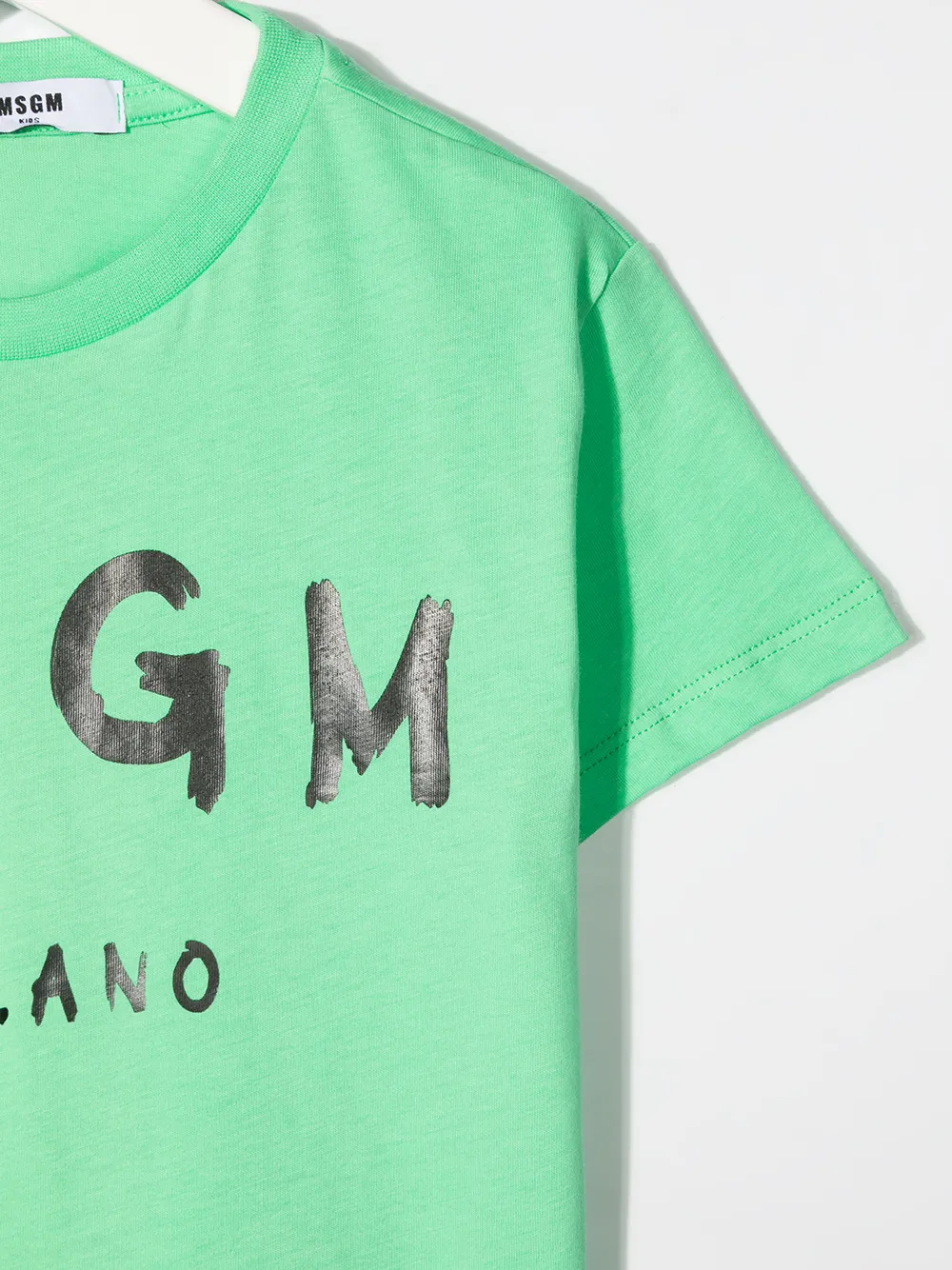 фото Msgm kids футболка с логотипом