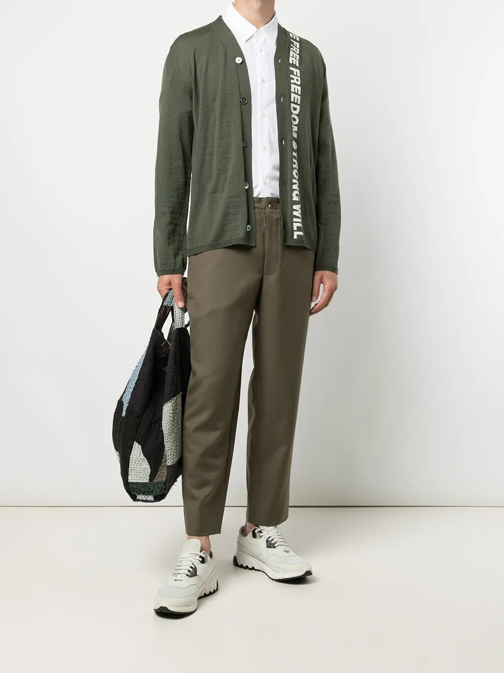 фото Comme des garçons homme deux зауженные укороченные брюки