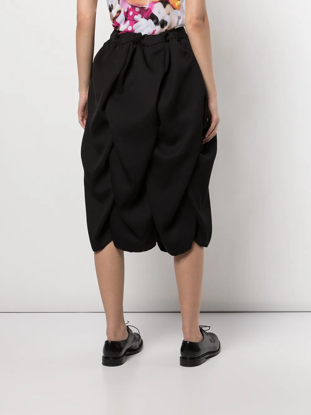 фото Comme des garçons пышная юбка со сборками