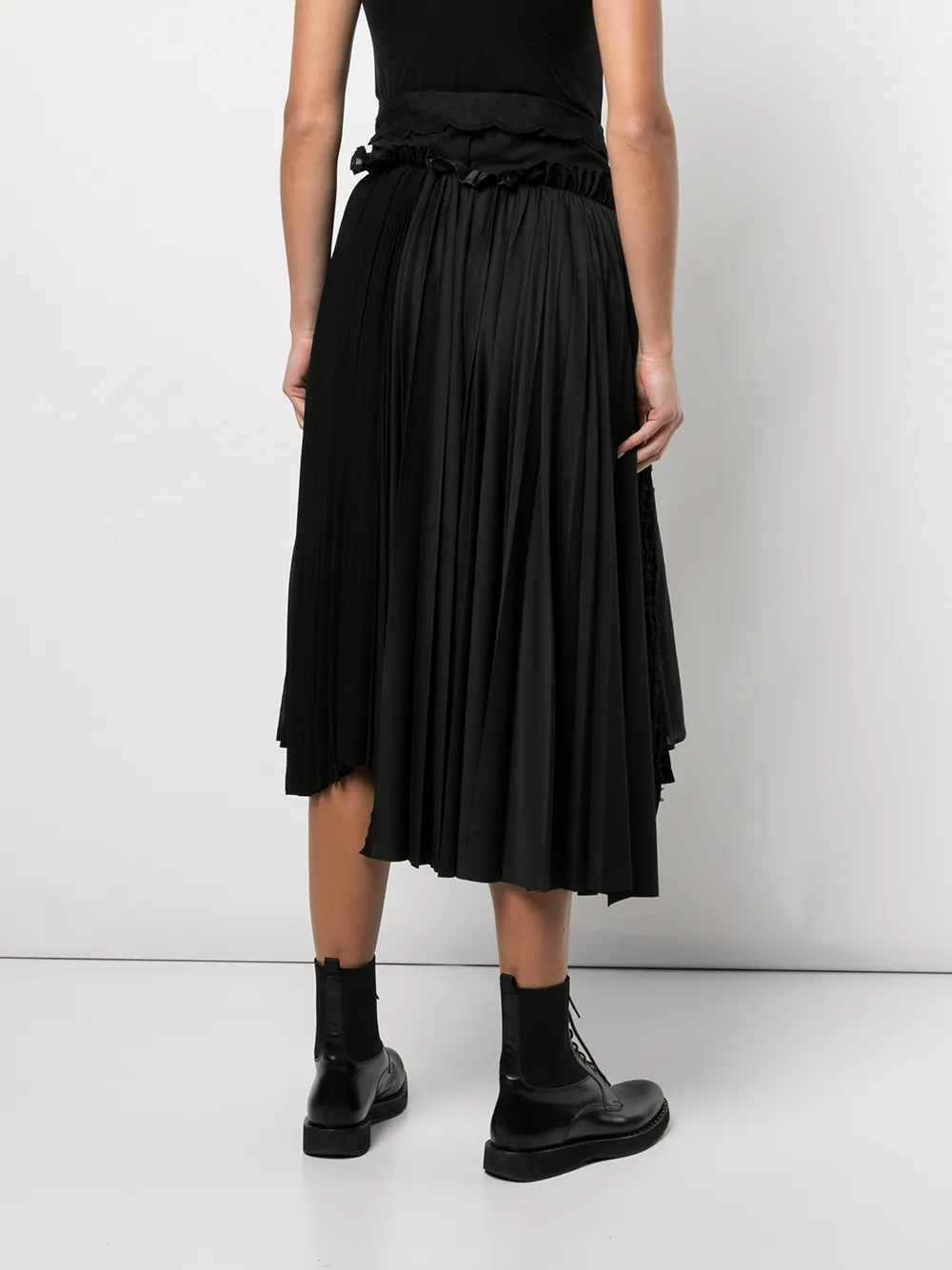 фото Comme des garçons tricot плиссированная юбка миди