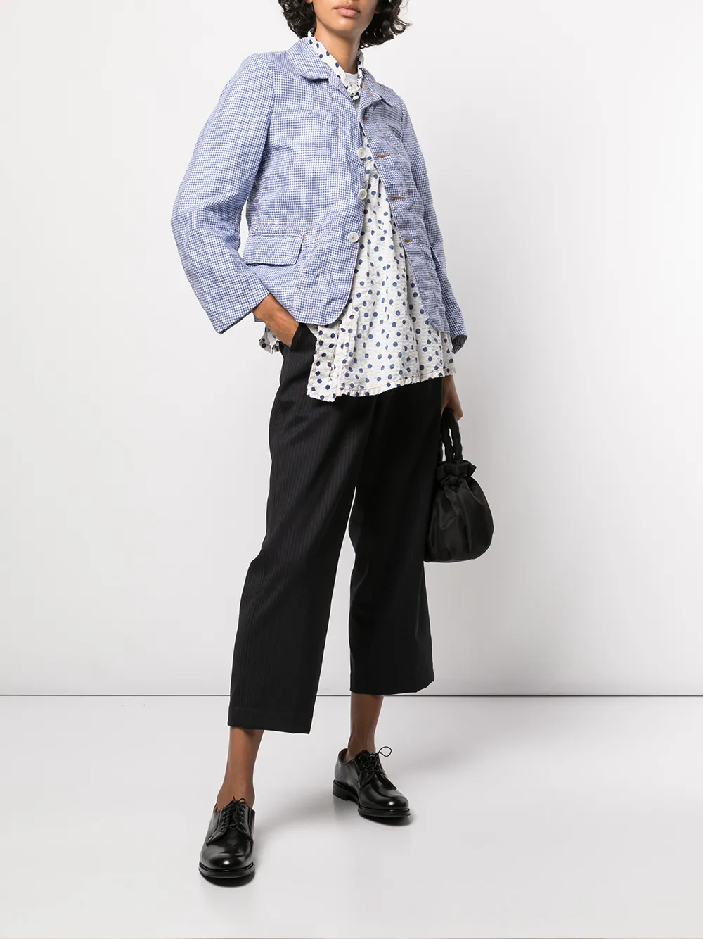 фото Comme des garçons tricot укороченные брюки прямого кроя