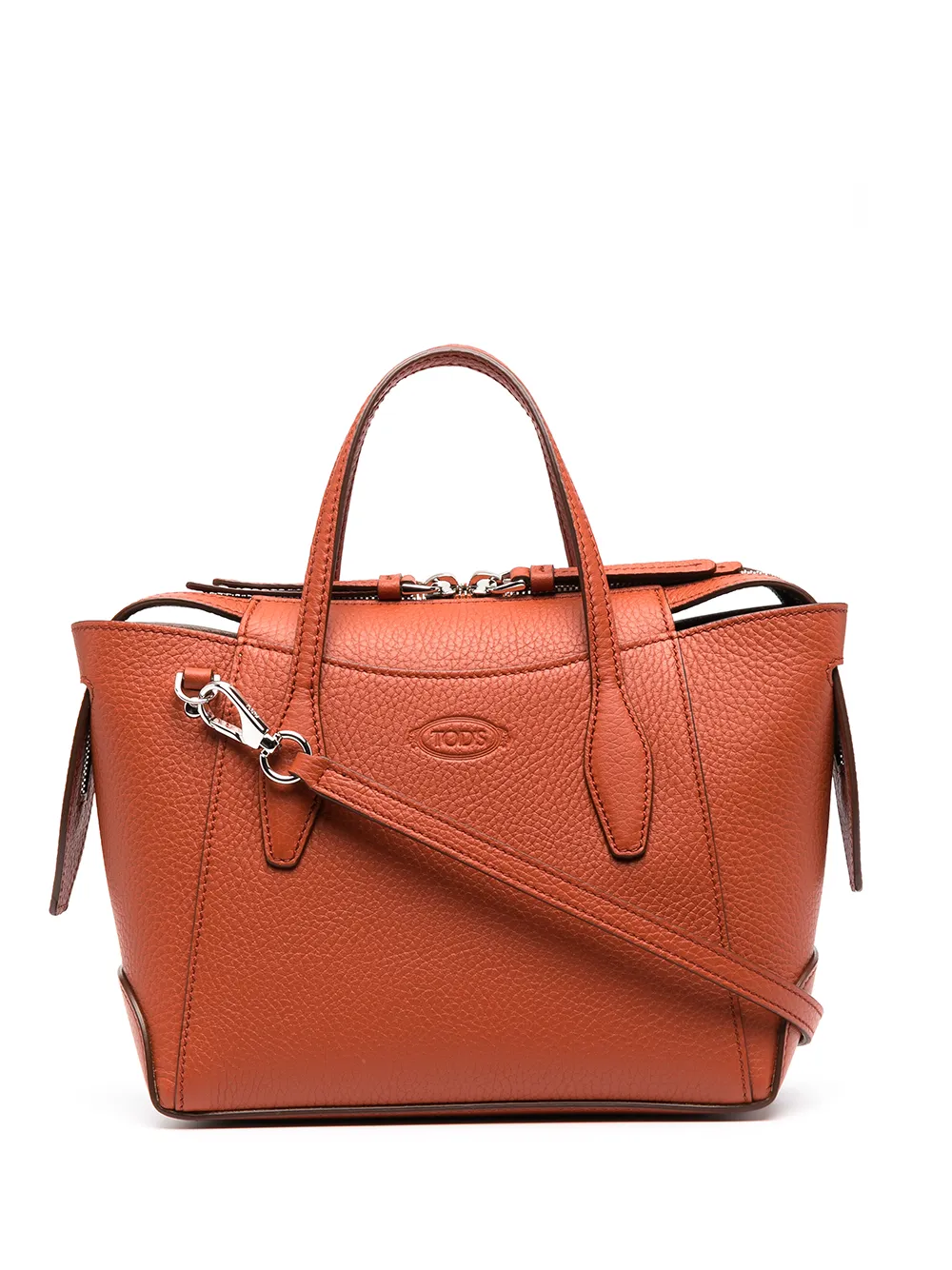 фото Tod's сумка-тоут с тисненым логотипом