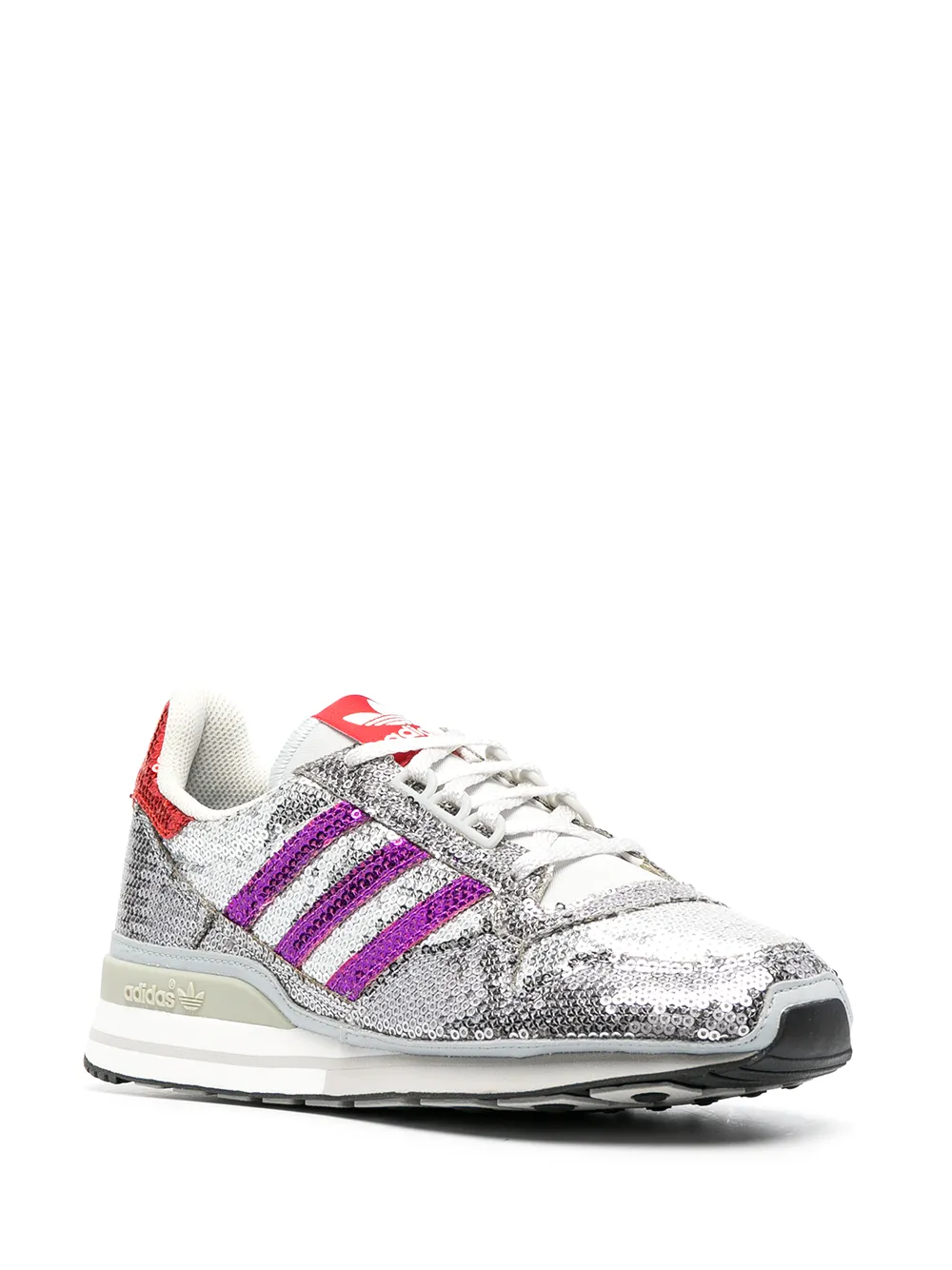 фото Adidas кроссовки с эффектом металлик