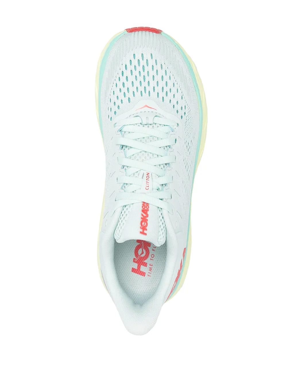фото Hoka one one кроссовки clifton 7 в стиле колор-блок