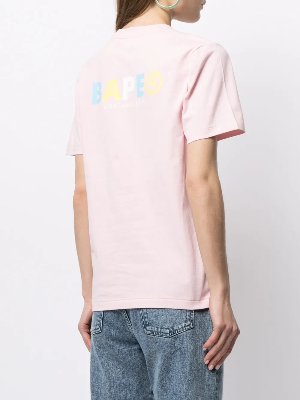 фото A bathing ape® футболка с принтом ape head