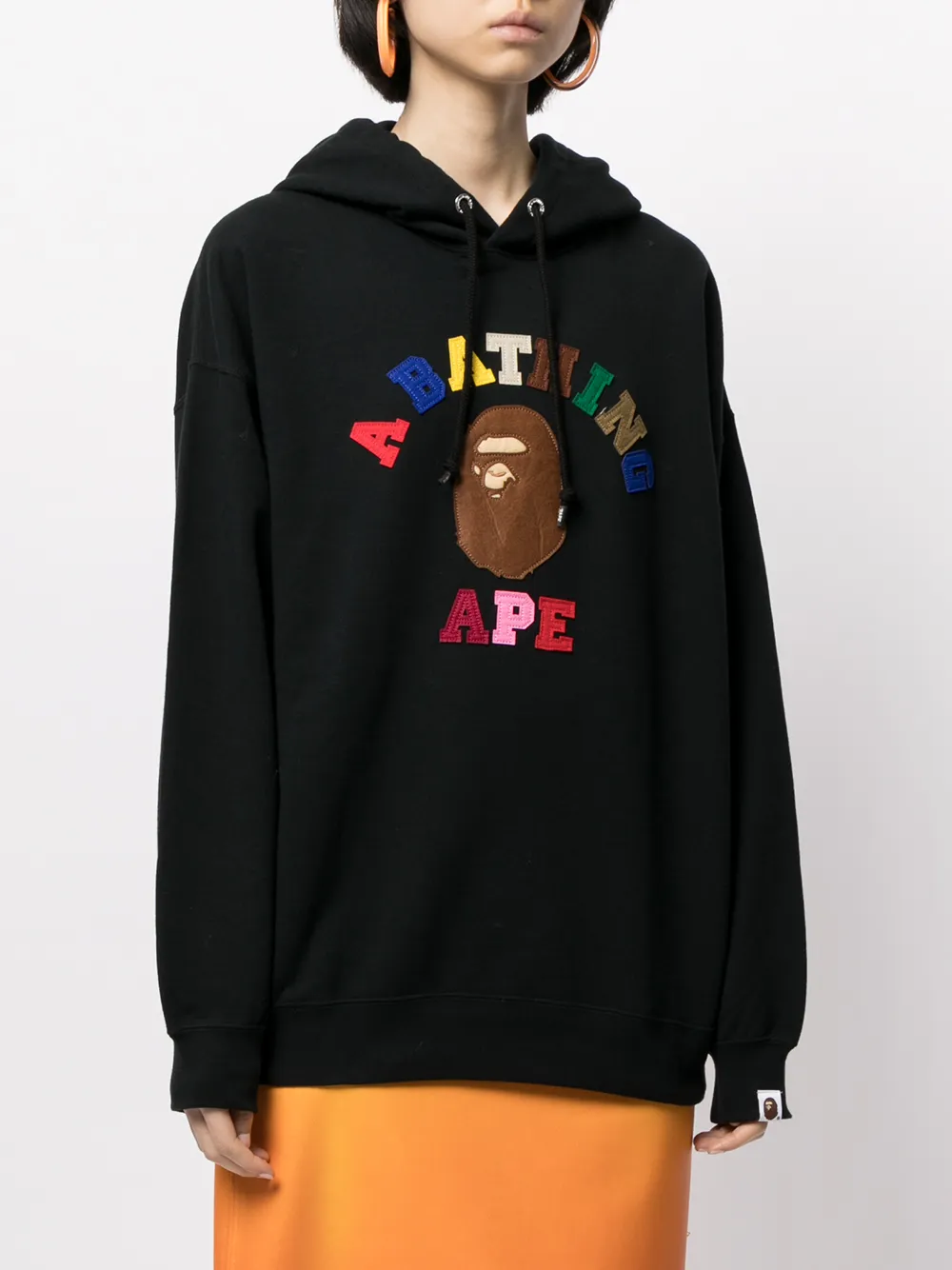 фото A bathing ape® худи с вышитым логотипом