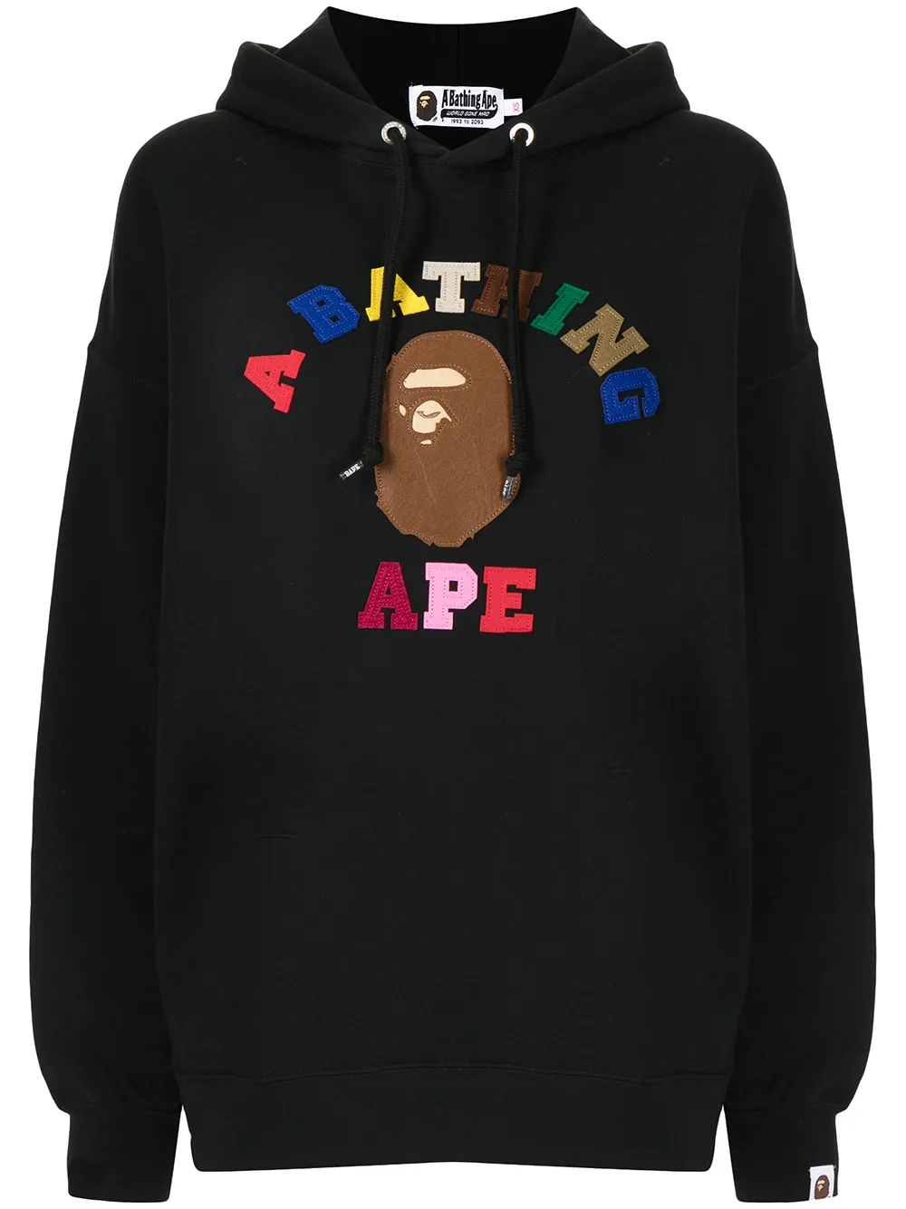 фото A bathing ape® худи с вышитым логотипом