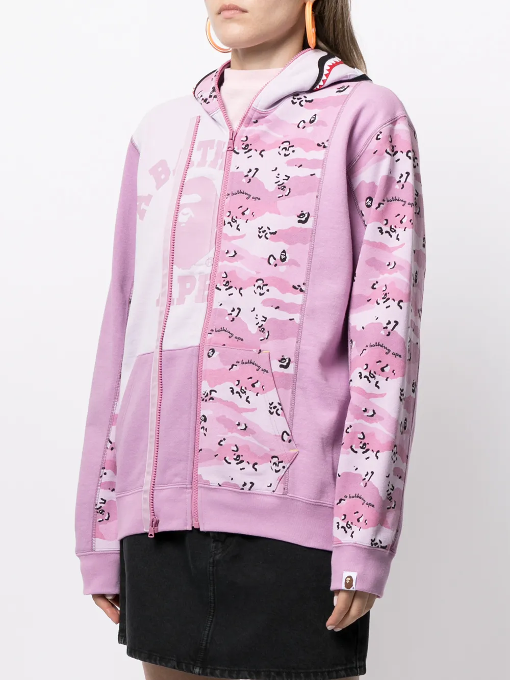 фото A bathing ape® худи с камуфляжным принтом