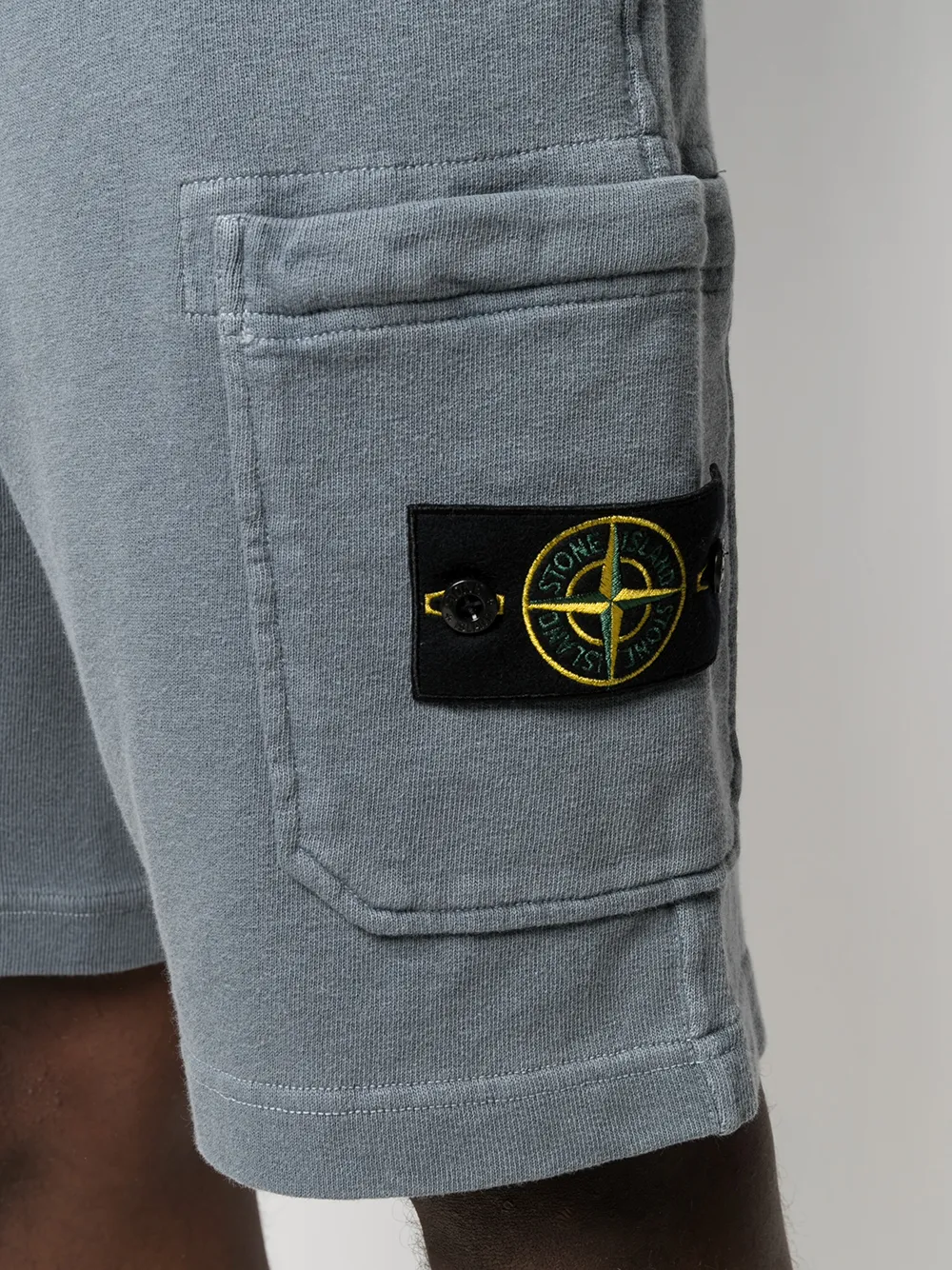 фото Stone island спортивные шорты с кулиской и нашивкой-логотипом