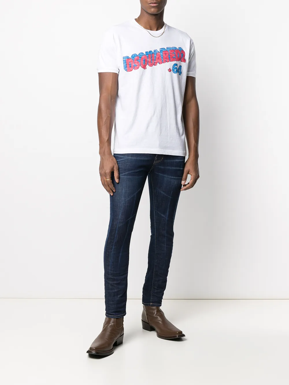 фото Dsquared2 футболка с логотипом
