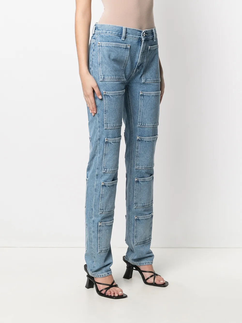 фото Lourdes джинсы bootcut с карманами