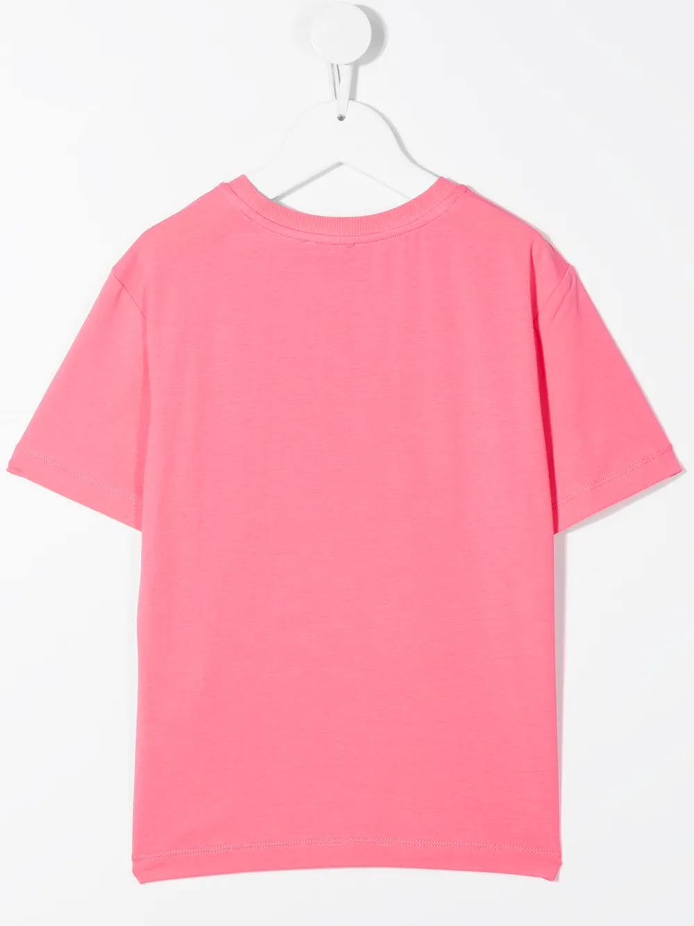 фото Moschino kids футболка с тисненым логотипом