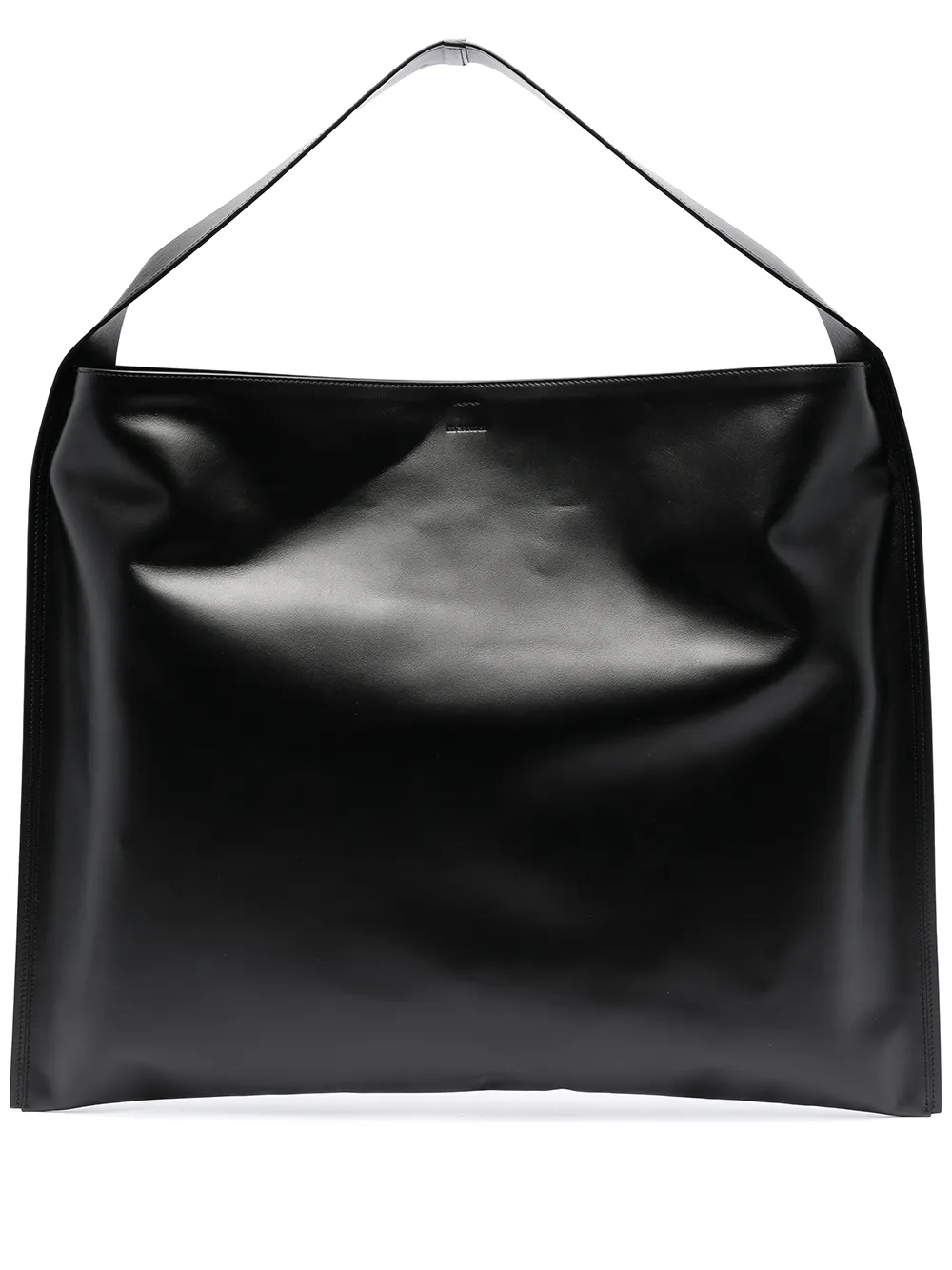 фото Jil sander сумка-тоут с тисненым логотипом