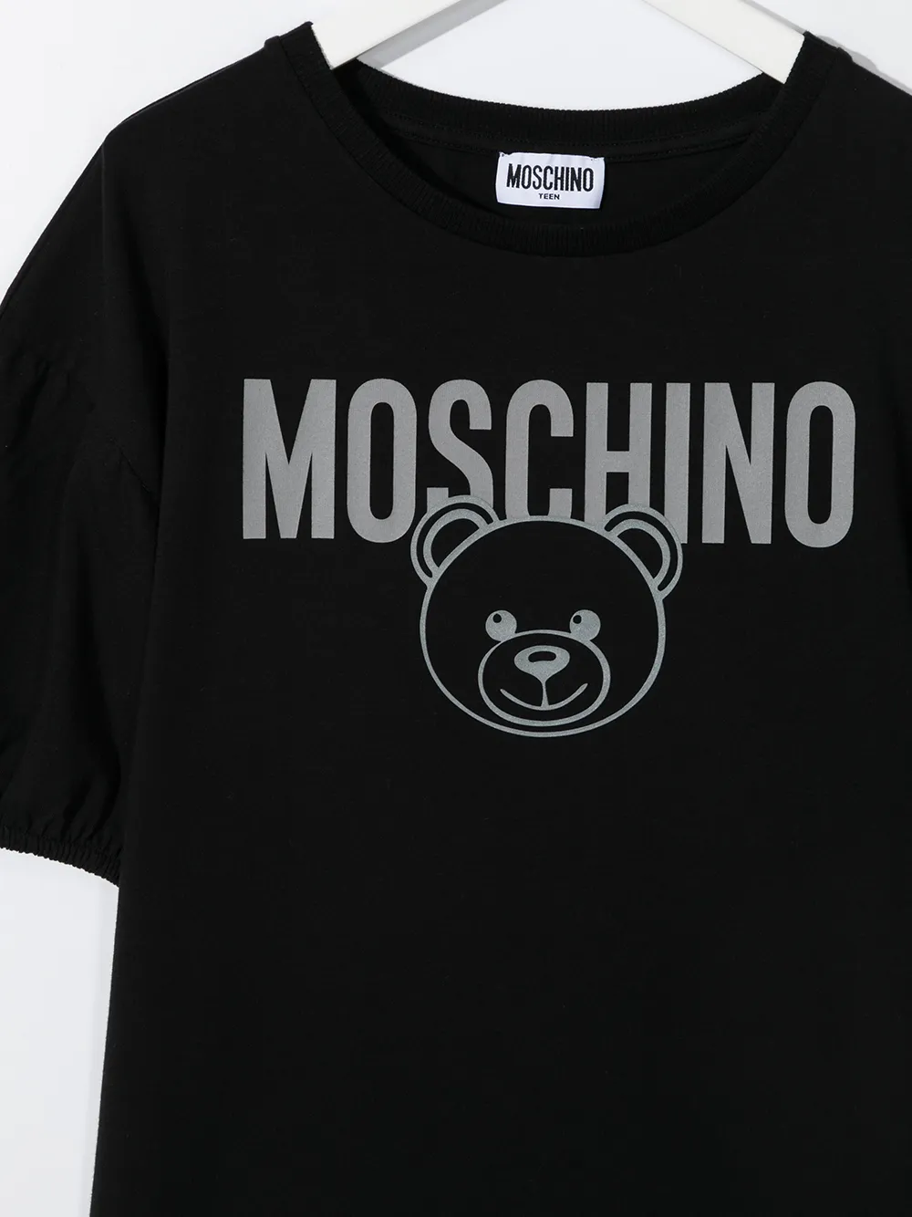 фото Moschino kids футболка с короткими рукавами и логотипом
