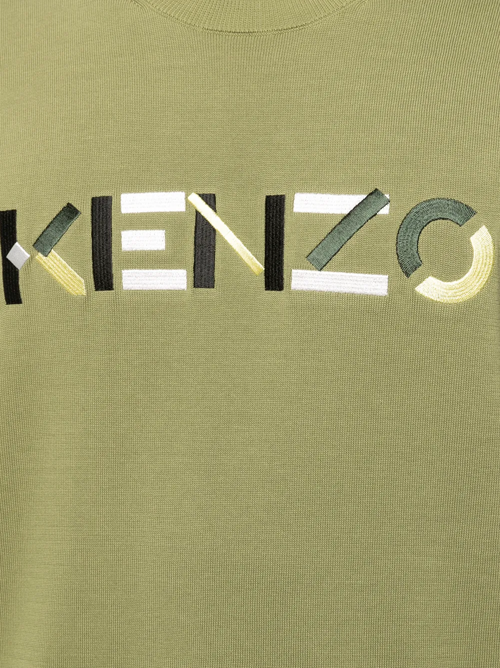 كنزة بشعار بحياكة إنتارسيا من Kenzo 2 كنزة بشعار بحياكة إنتارسيا