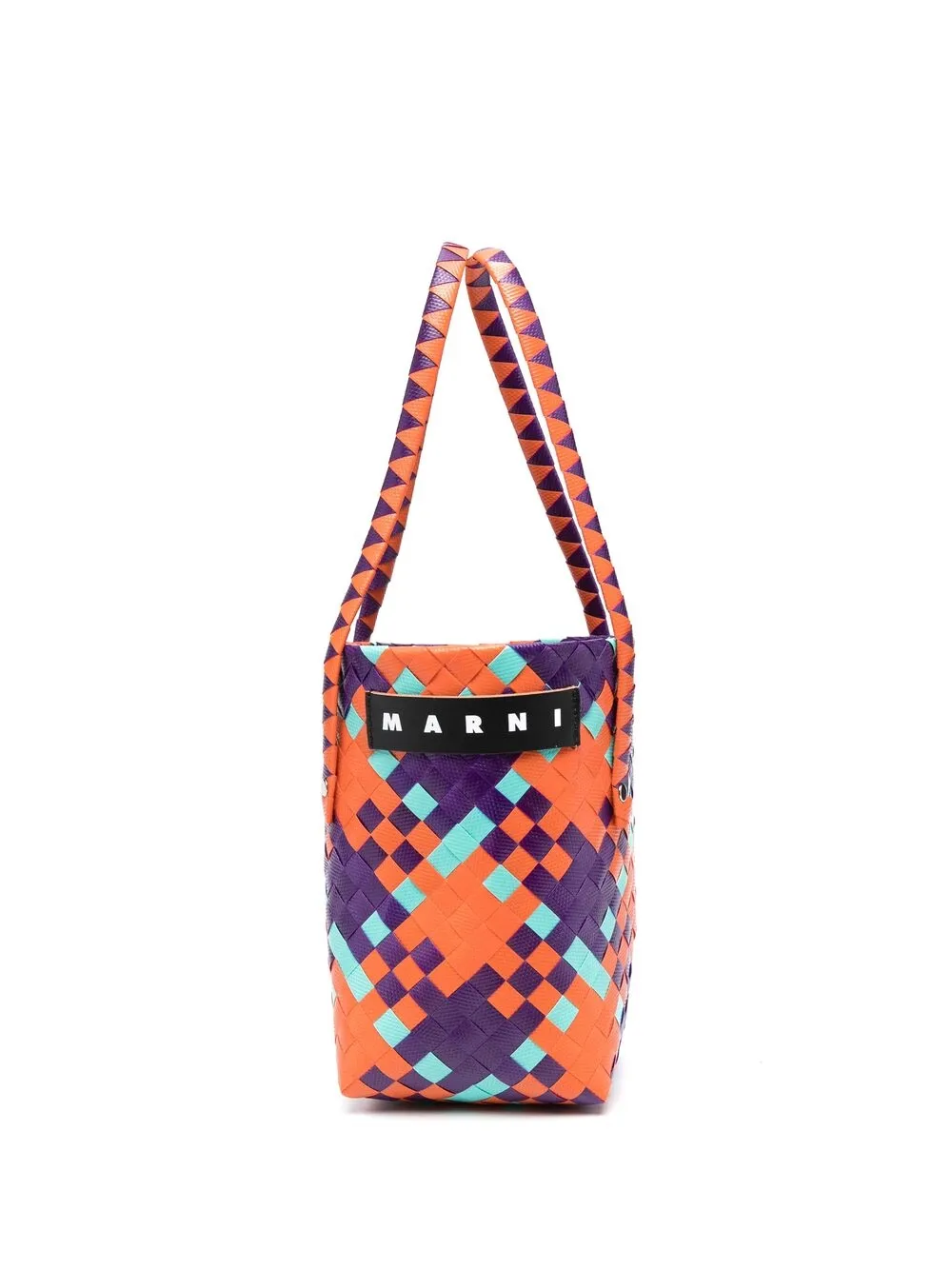 фото Marni market плетеная сумка pod