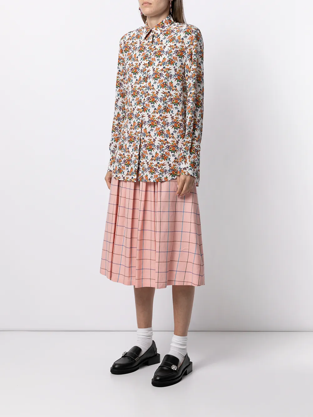 фото Paul smith рубашка mabel с цветочным принтом