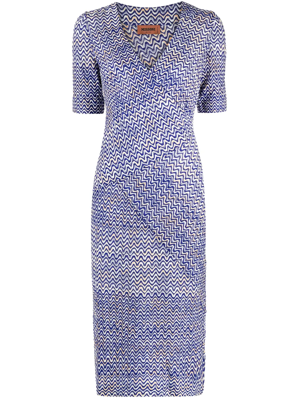 фото Missoni платье с узором зигзаг