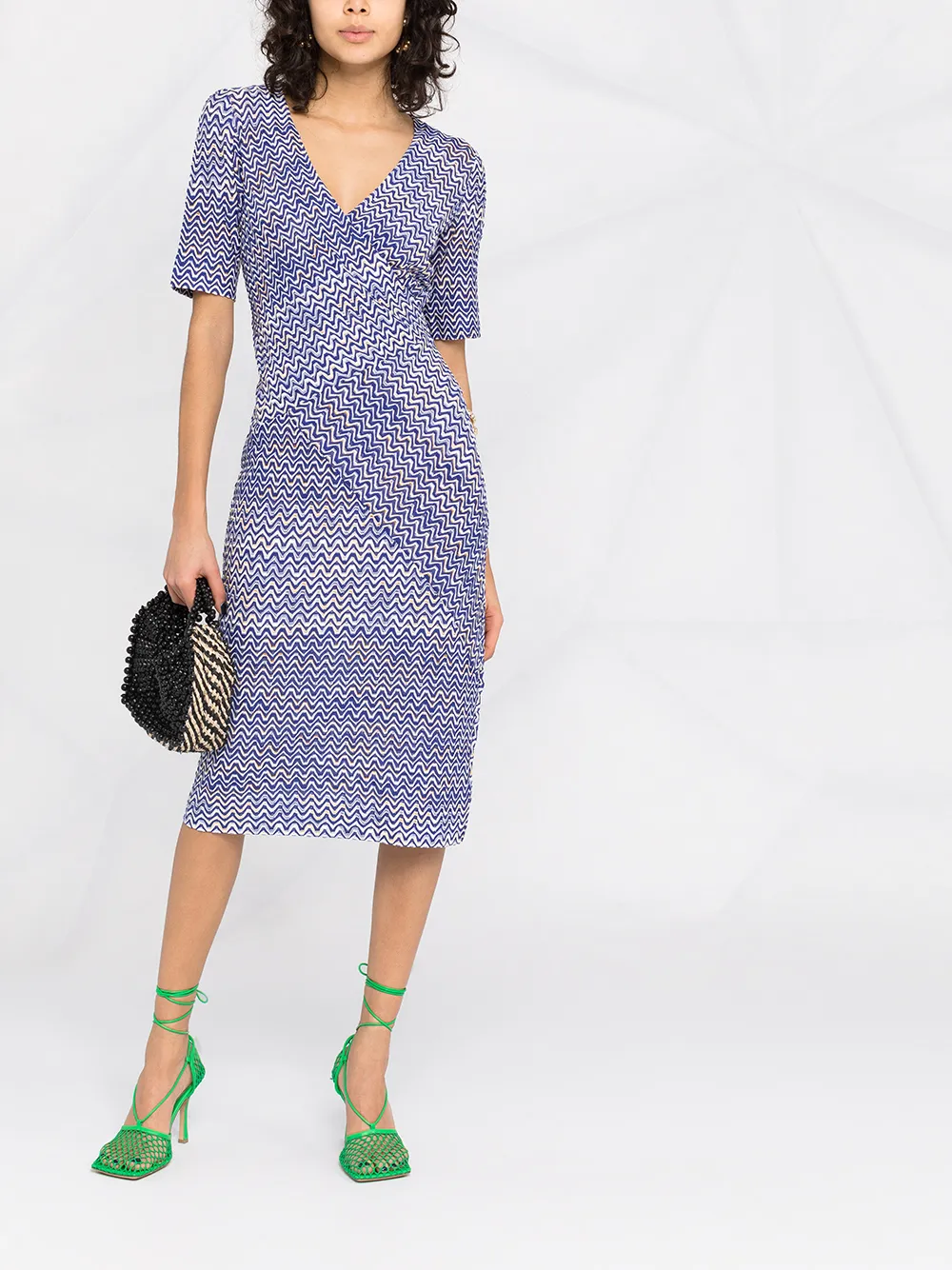 фото Missoni платье с узором зигзаг