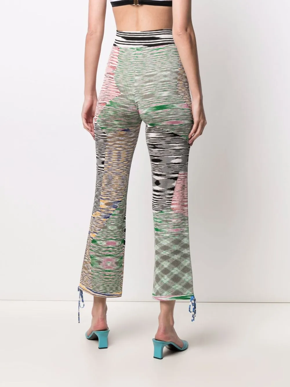 фото Missoni укороченные брюки в рубчик