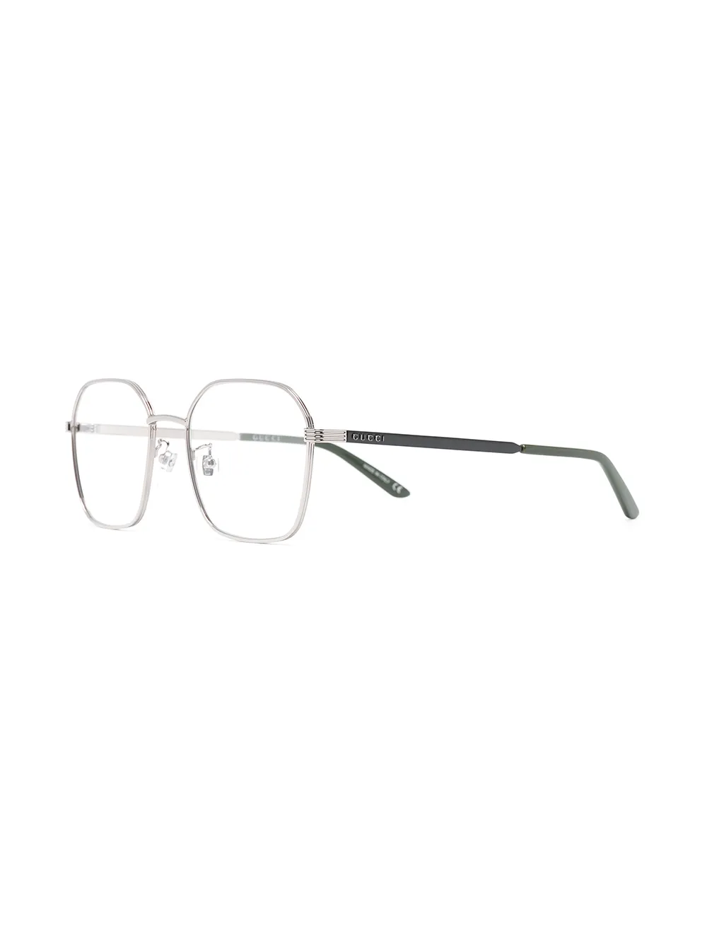 фото Gucci eyewear очки в квадратной оправе с логотипом