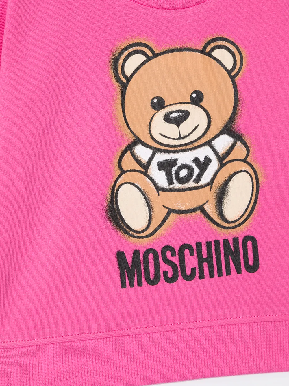 фото Moschino kids футболка teddy с логотипом