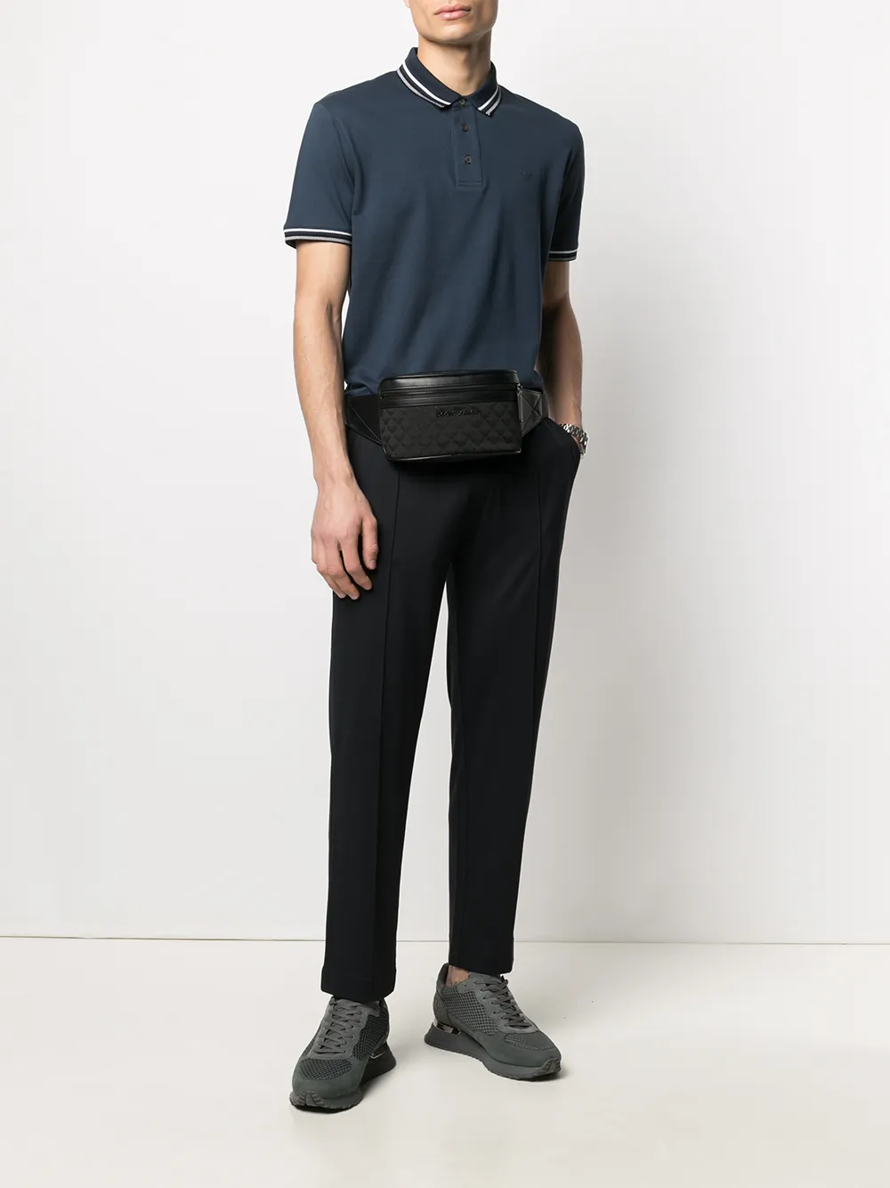 фото Emporio armani брюки с эластичным поясом и складками