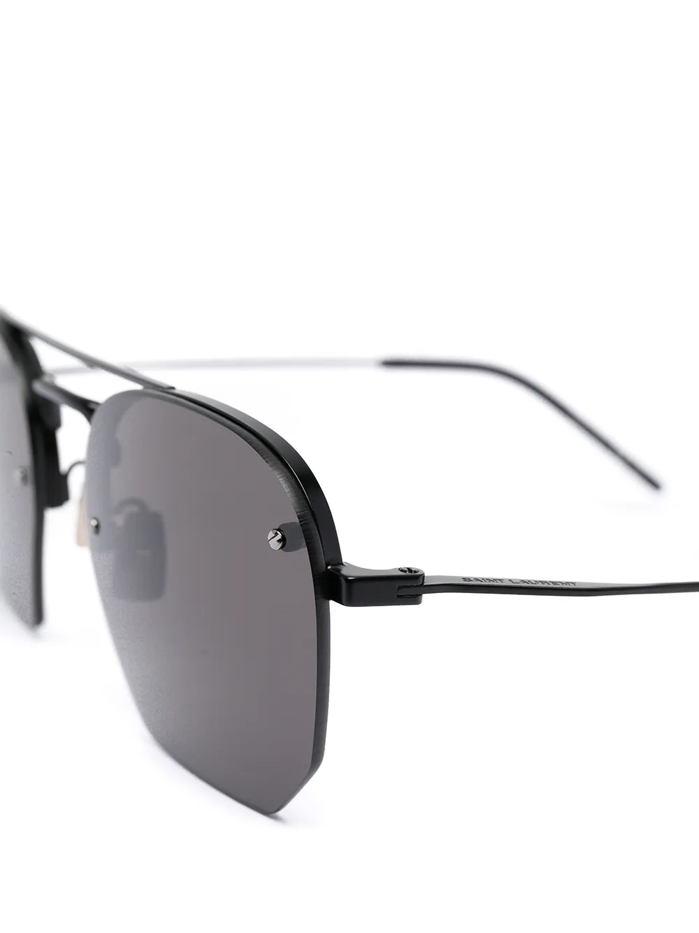 фото Saint laurent eyewear солнцезащитные очки sl 422 в шестиугольной оправе
