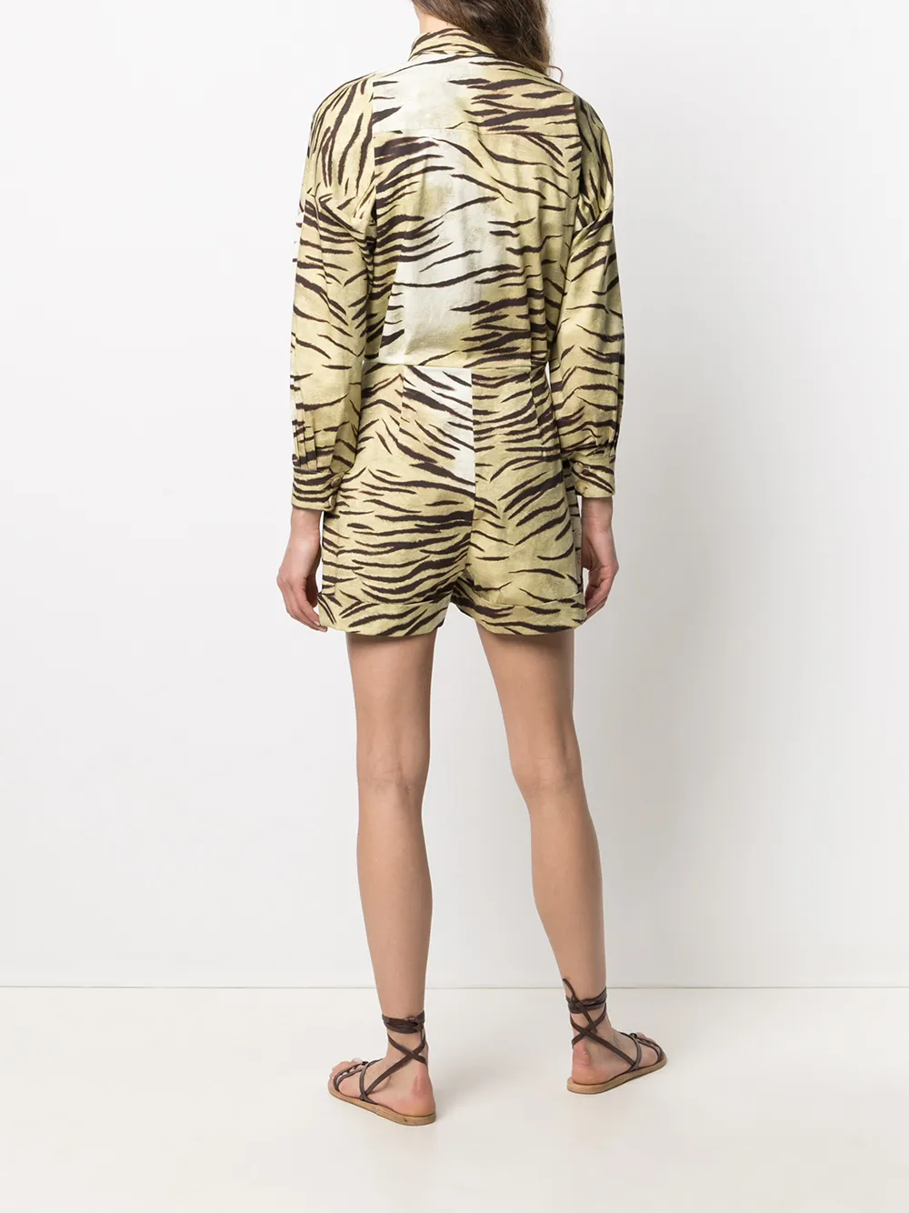 фото Etro комбинезон с анималистичным принтом