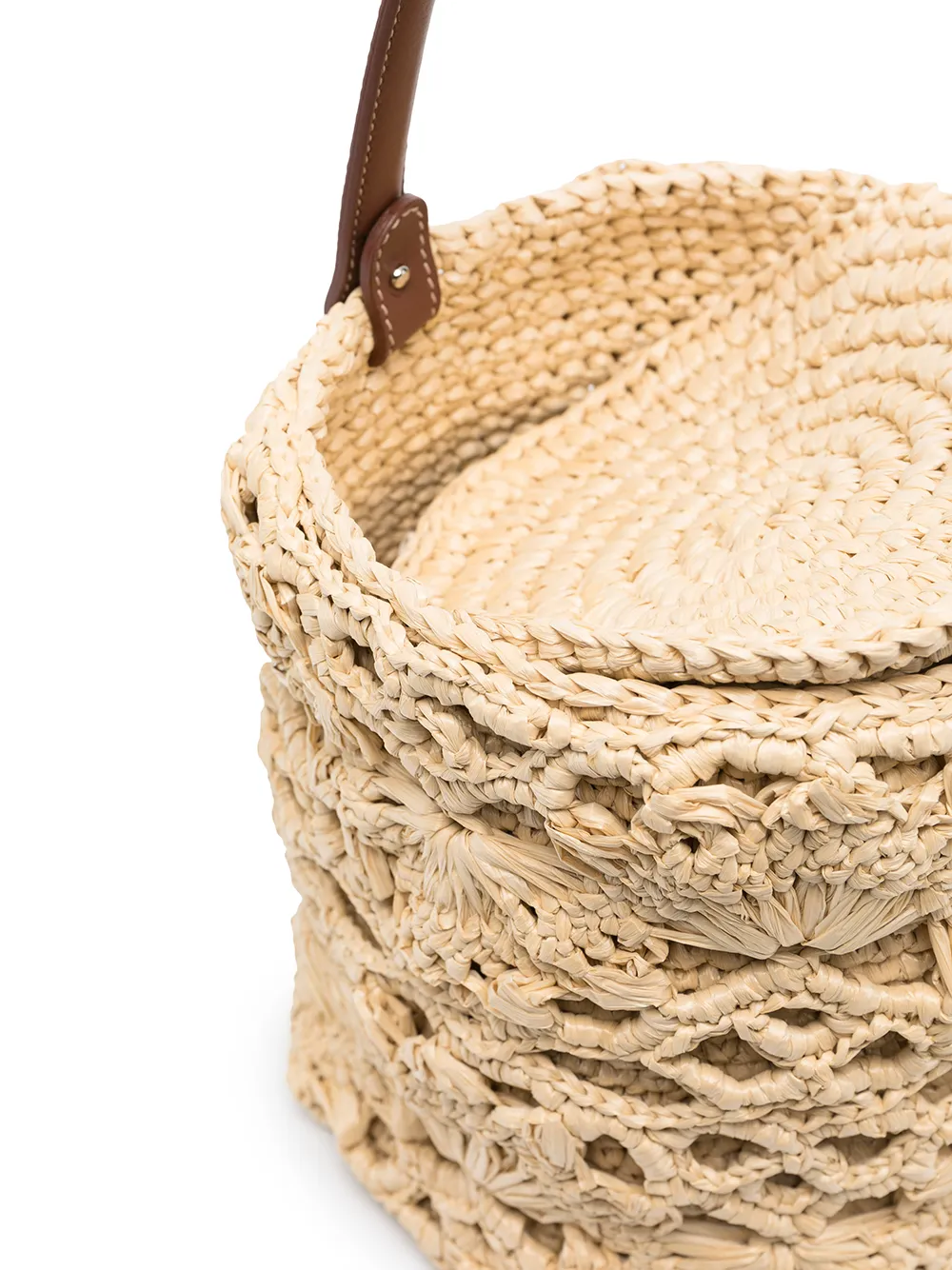 фото Gatti сумка-ведро janera в технике кроше