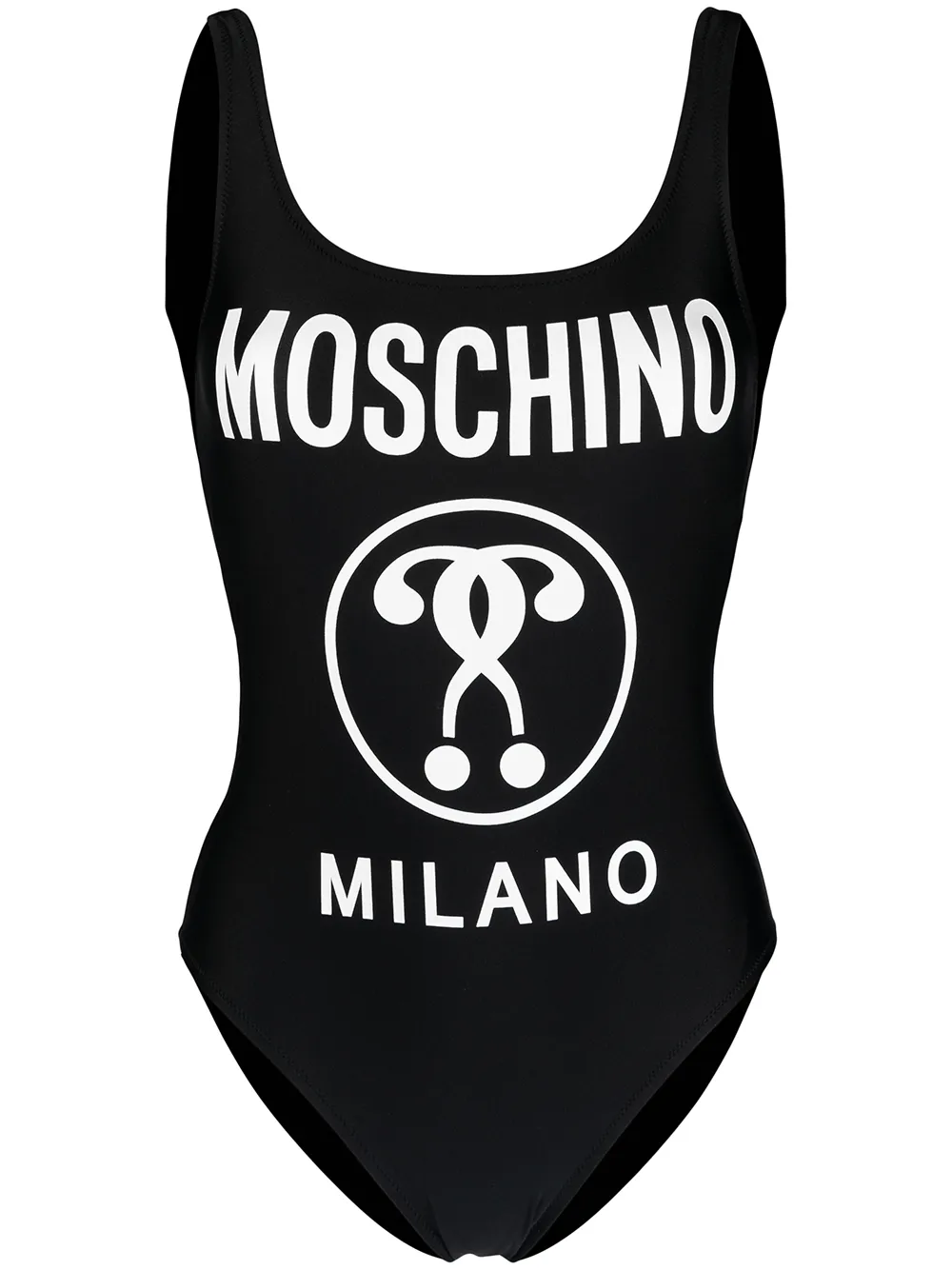 фото Moschino купальник double question mark