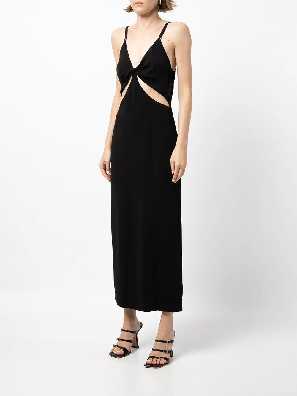 фото Dion lee драпированное платье-комбинация