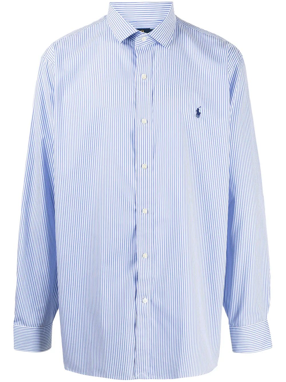 фото Polo ralph lauren полосатая рубашка на пуговицах