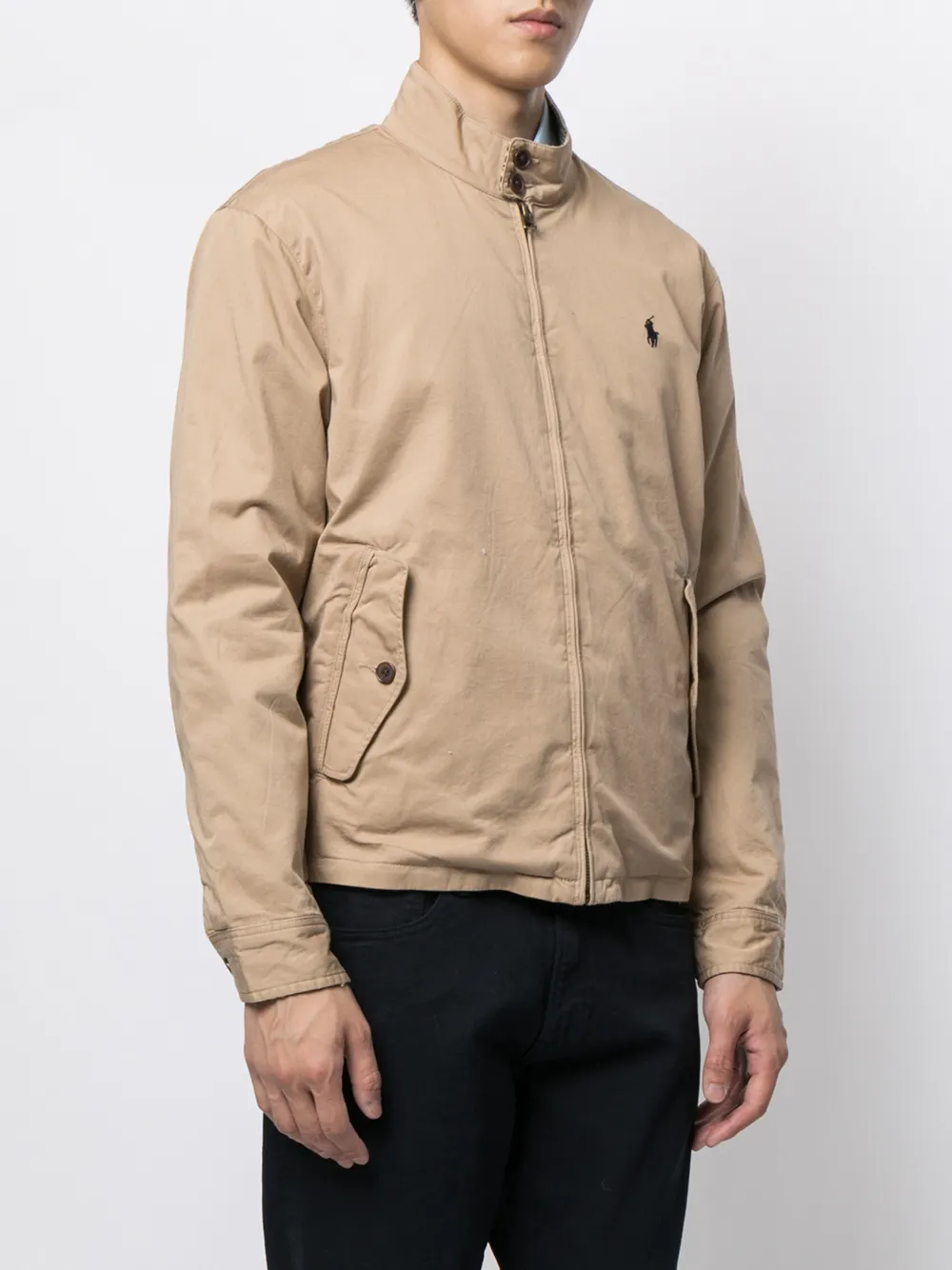 фото Polo ralph lauren двусторонняя куртка с вышивкой