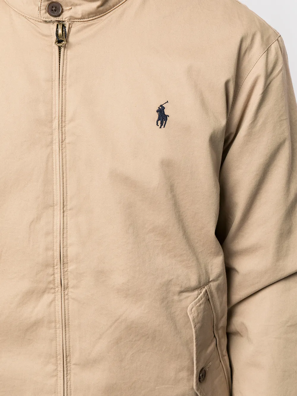 фото Polo ralph lauren двусторонняя куртка с вышивкой