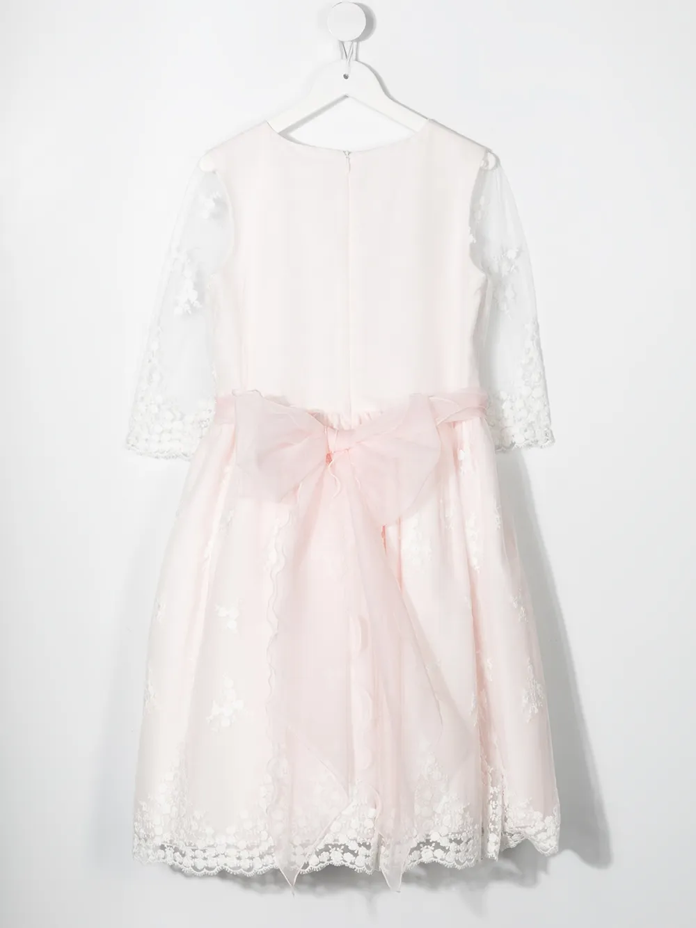 фото Mimilù платье с цветочной аппликацией