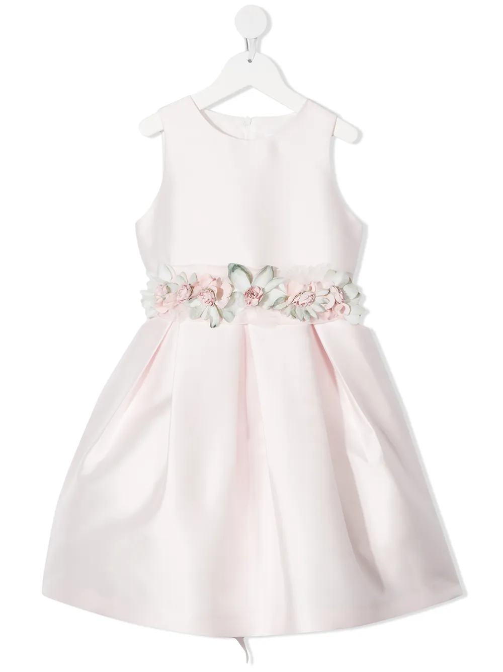 фото Mimilù платье с цветочной аппликацией