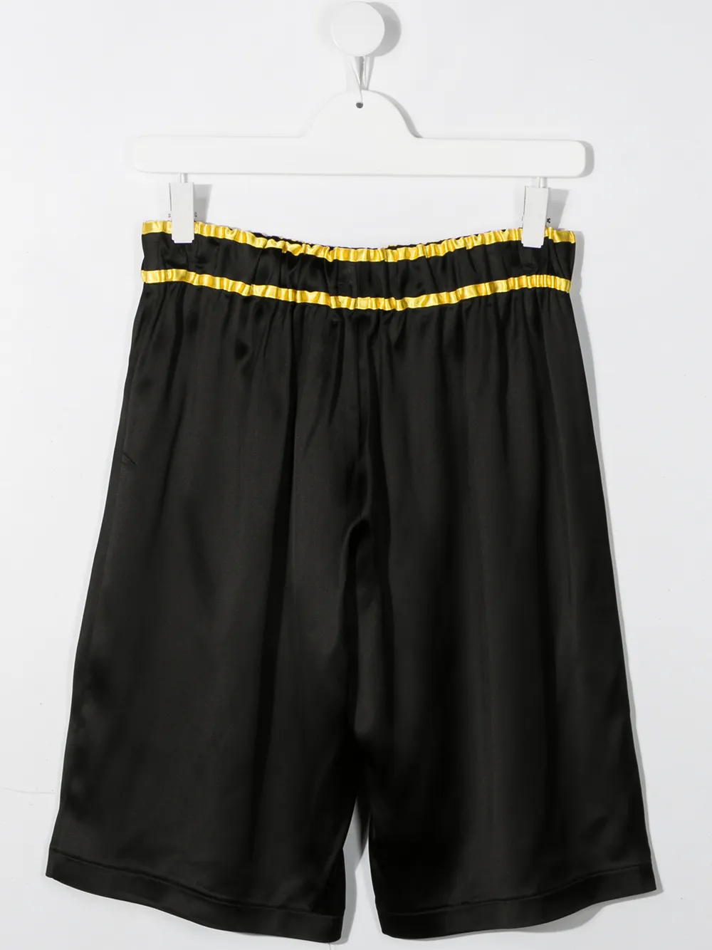 фото Balmain kids длинные шорты с отделкой в полоску