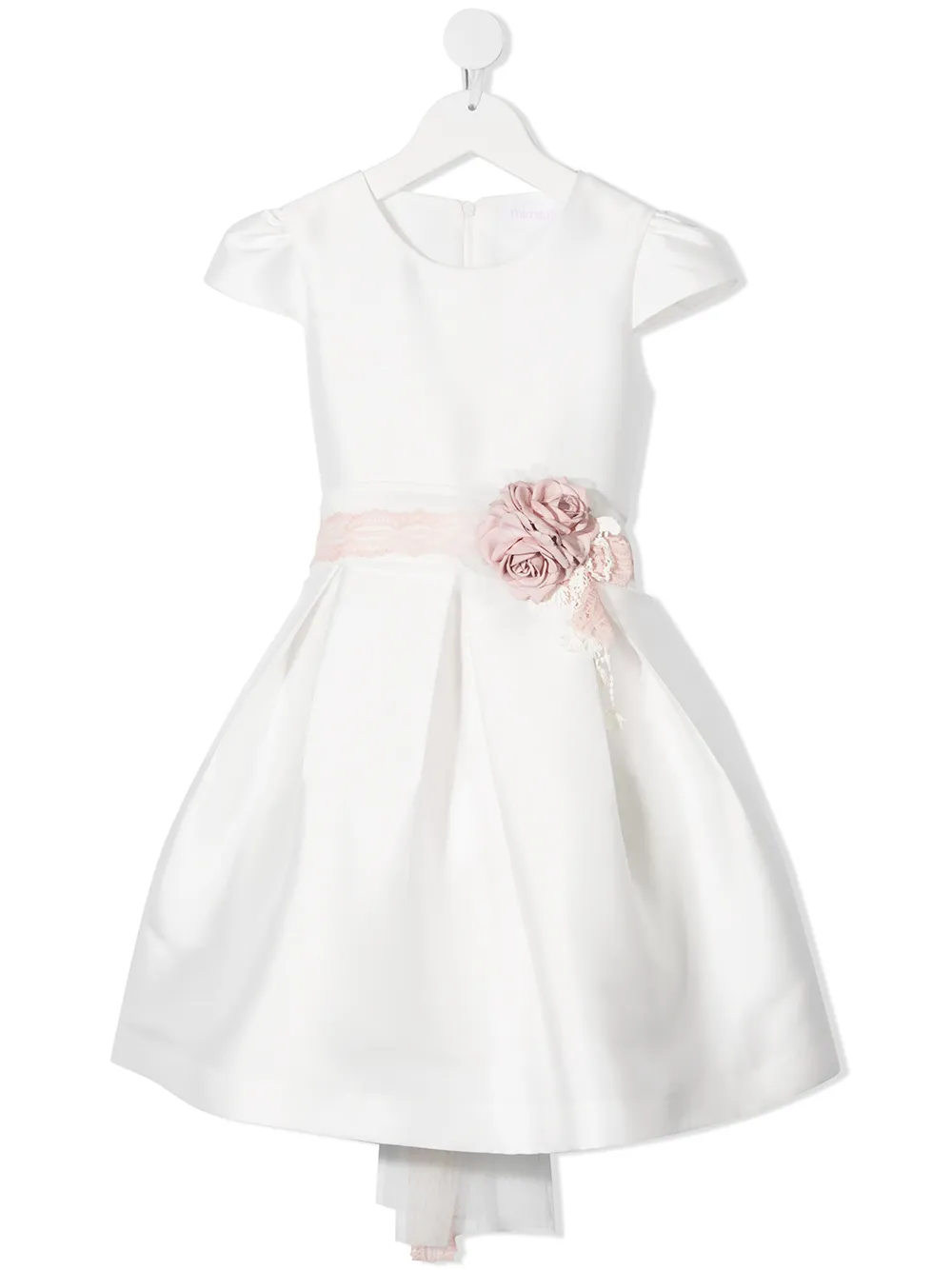 фото Mimilù платье а-силуэта с цветочной аппликацией