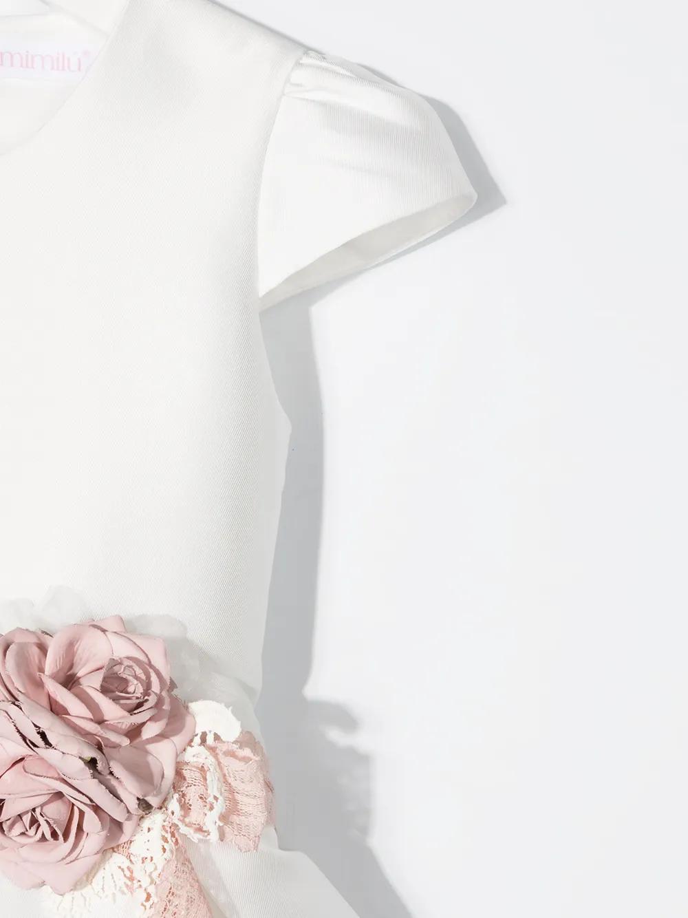 фото Mimilù платье а-силуэта с цветочной аппликацией