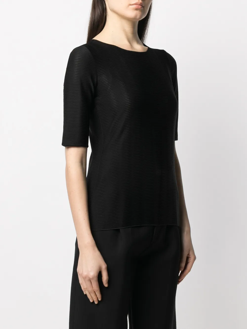 фото Emporio armani фактурная футболка с короткими рукавами