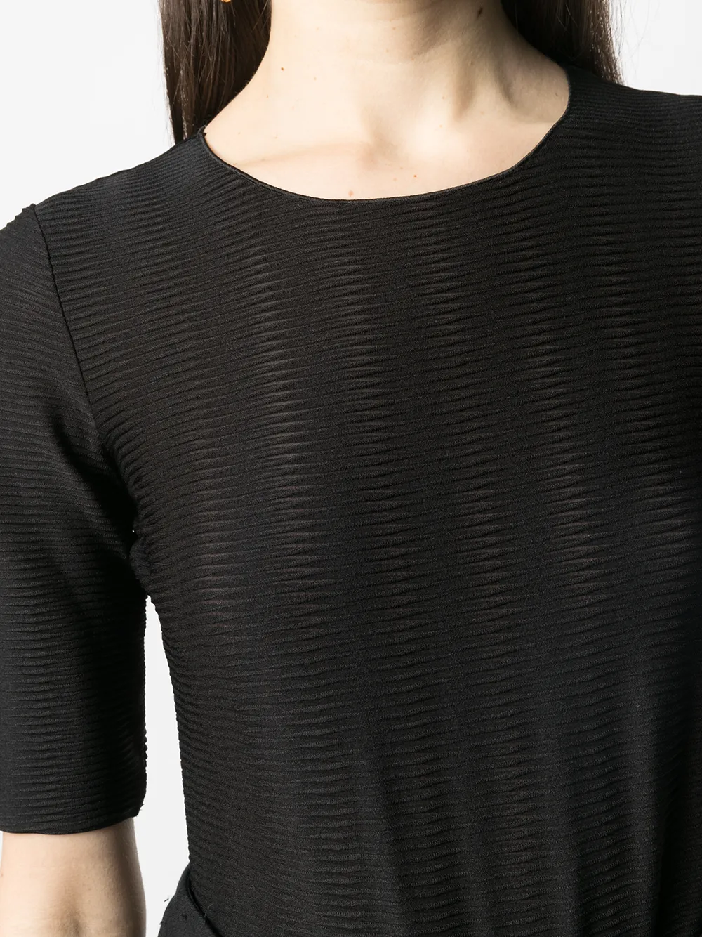 фото Emporio armani фактурная футболка с короткими рукавами